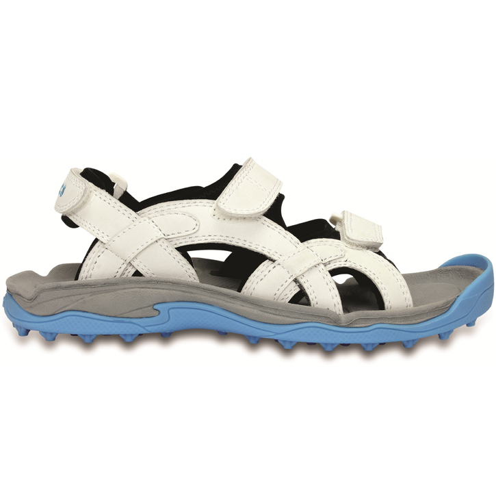 Crocs XTG LoPro Golf Sandals, Womens, Oyster/Electric Blue, Size 7, New | eBay
