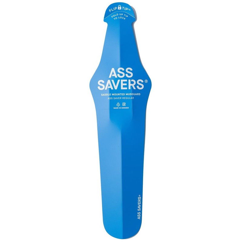 Ass Savers Generation 4 Rain Fenders - Clip On Bike Fender - Blue
