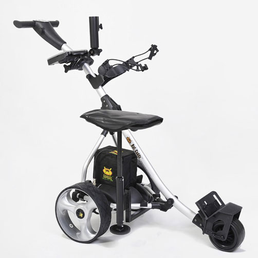 1 BatCaddy X3 LCD Electric Push Cart w/ Free Accessory Kit Save Now