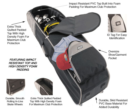 Bag Boy T-6 Travel Cover With Impact Resistant Top
