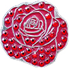 Bella Crystal Ball Marker - Red Rose