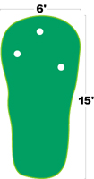 Big Moss Portable Putting Greens