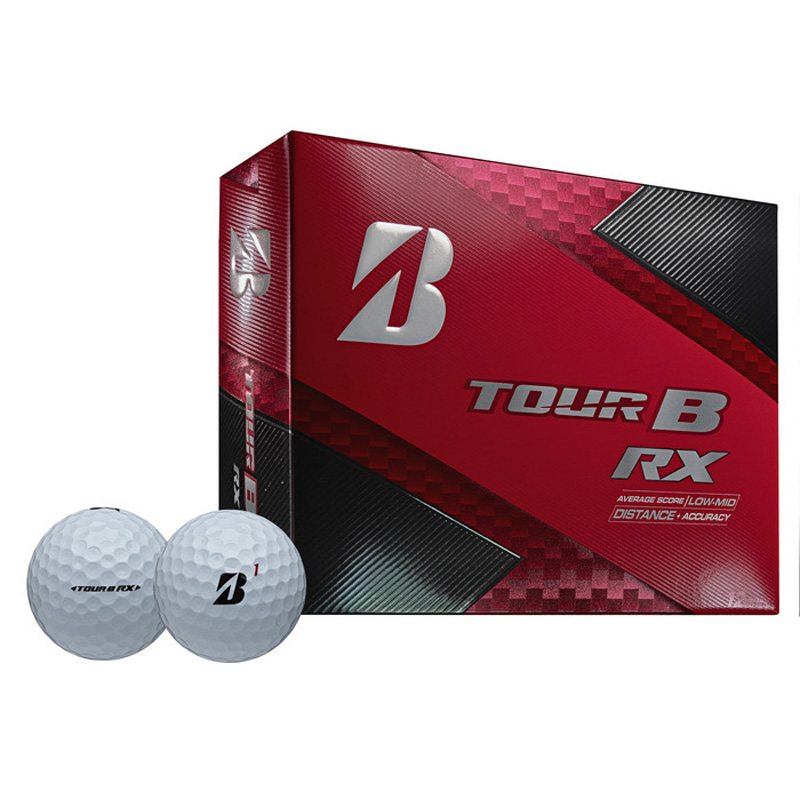 2019 Bridgestone Tour B RX Golf Balls (1 Dozen) - White - Personalized