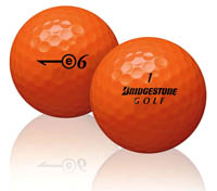 bridgestone e6 orange golf balls