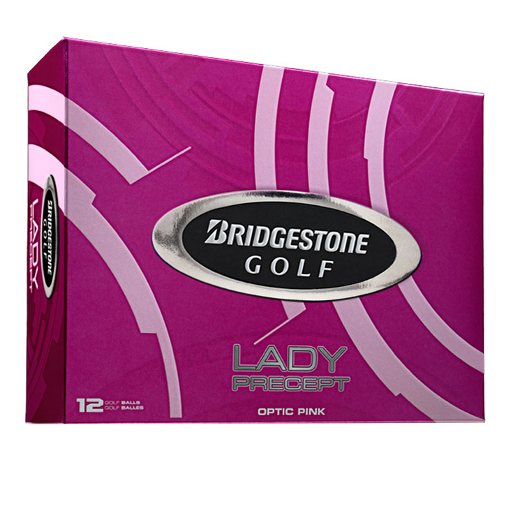 Bridgestone Lady Precept Golf Balls - Pink (1 Dozen) - Personalized
