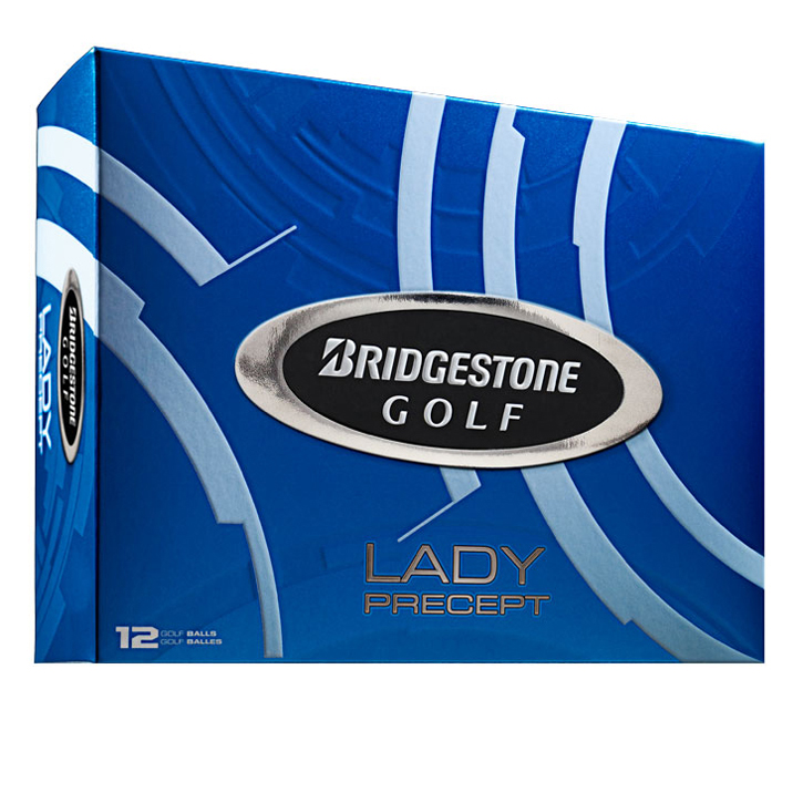 Bridgestone Lady Precept Golf Balls - White (1 Dozen) - Personalized