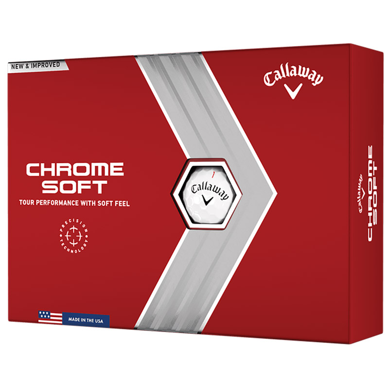 2022 Callaway Chrome Soft Golf Balls (1 Dozen) - White