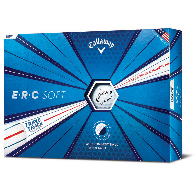 Callaway ERC Soft Golf Balls with Triple Track (1 Dozen) - White