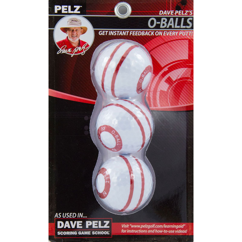 Dave Pelz O-Balls (3 Pack) - Golf Putting Aid