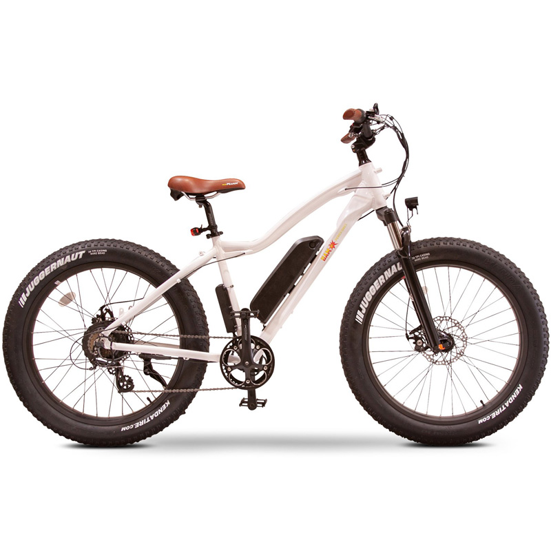 BAM Nomad Fat Tire Electric Bike - White