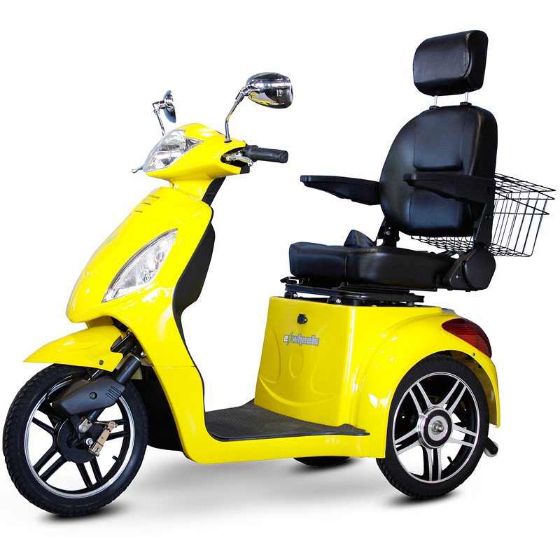 eWheels EW-36 Elite Electric 3-Wheel Mobility Scooter - Yellow