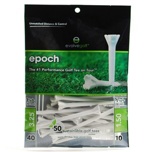 Evolve Golf Epoch Golf Tees - White