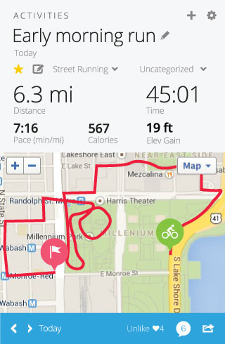 garmin vivofit calories