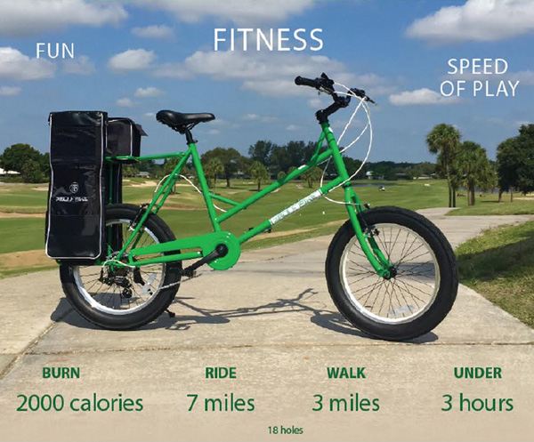 the golf bike fun fitness and sped of play