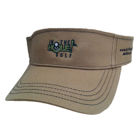 InTheHoleGolf.com Visor - Khaki