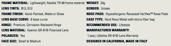 Kaenon Calafia Sunglasses