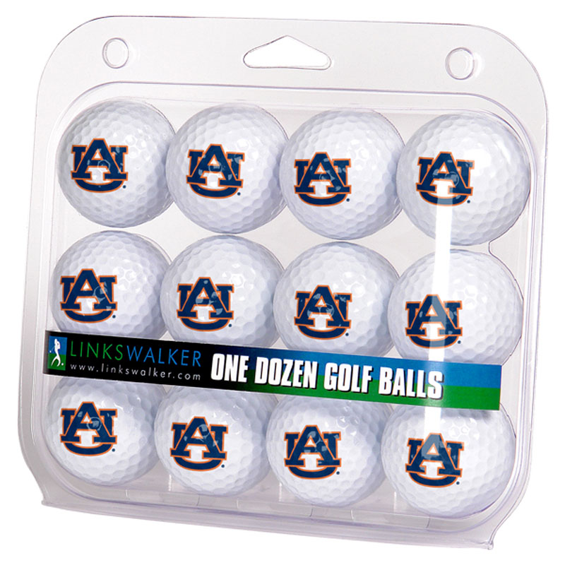 Auburn Tigers Logo Golf Balls (1 Dozen)