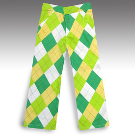 Loudmouth Golf Pants - Boys A Tisket A Tasket