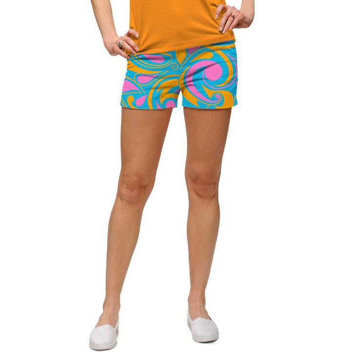 Loudmouth Golf Womens Mini Shorts Key West at