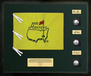 Masters Champions -- 3 Autographed Tournament Used Golf Balls