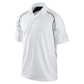 Nike Golf Contrast Stitch Polo - Mens White/Black