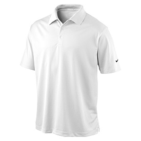 Nike Golf UV Stretch Polo - Mens White/Black