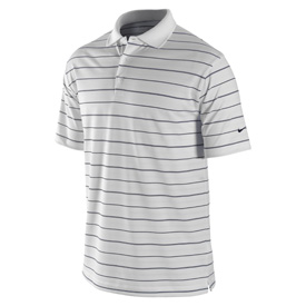 Nike Tech Core Stripe Polo - White/Black - Mens