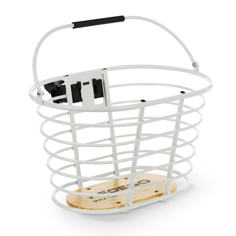 Pedego Bicycle Handlebar Basket - White
