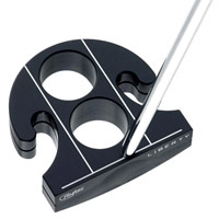 Pinfire Liberty Putter Cutting edge technology featuring 4 adjustable weighting ports. The search for the ultimate performance in a putter has ended! With it's unique ability to be adjusted for any speed of a putting green, the Liberty presents an exciting concept in playability. Available in Center Shaft, and Double Bend Offset. &nbsp;Features &nbsp;• 6061 anodized aerospace aluminum for unsurpassed feel. &nbsp;• Large surface area promotes stable swing through putting line. &nbsp;• The deepest center of gravity for virtually no backspin. &nbsp;• Loft: 4* &nbsp;• Lie: 71* &nbsp;• Head Weight: 360 grams adjustable to 440 grams &nbsp;• Standard weight kit (included) comes with aluminum and brass weights. <br><br><i>Click here if you have any questions about this product or would like to order.</i>