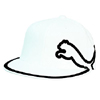 Puma Golf 210 Monoline Flat Brim Cap White Black