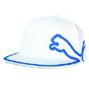 Puma Golf 210 Monoline Flat Brim Cap White Blue Aster