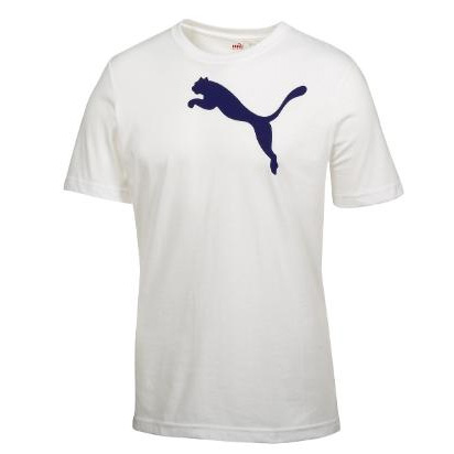 Puma Cat T-Shirt - White/Navy