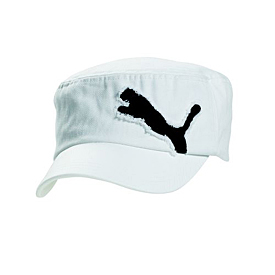 Puma Golf Clairmont Military Cap - White/Black