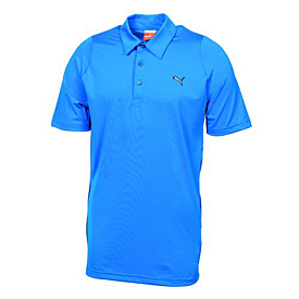 Puma Golf Duo-Swing Mesh Polo - Mens Blue Aster