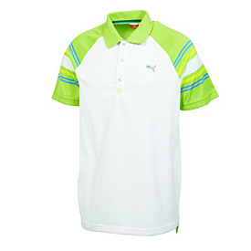 Puma Golf Novelty Tech Polo - Mens White
