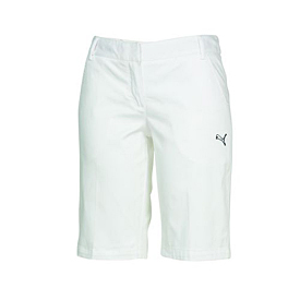 Puma Golf Sateen Bermudas - Womens White