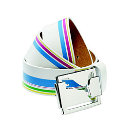 Puma Golf High Shine Belt - Rainbow Stripe