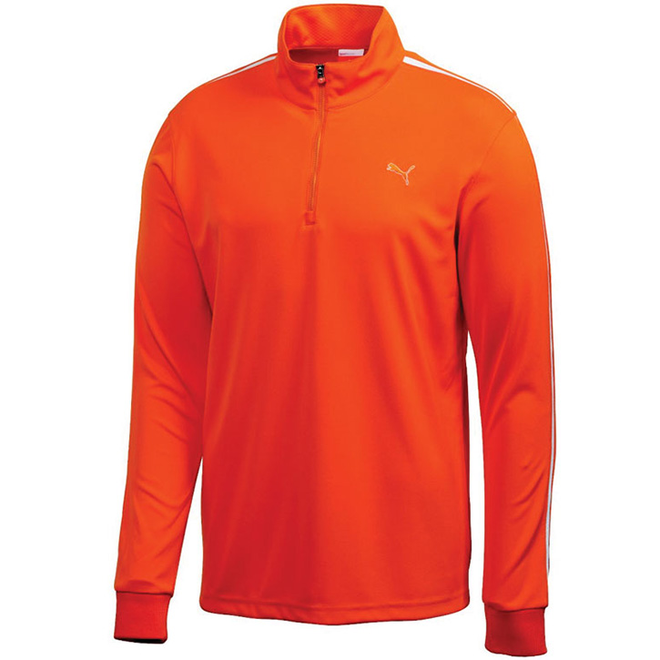 Puma Quarter Zip Pullover - Junior Orange