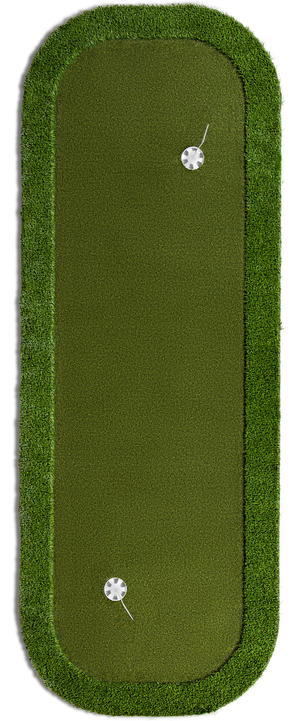 pureputt portable indoor outdoor putting green with hazards 10x4