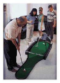 Electronic Adjustable Indoor Putting Green