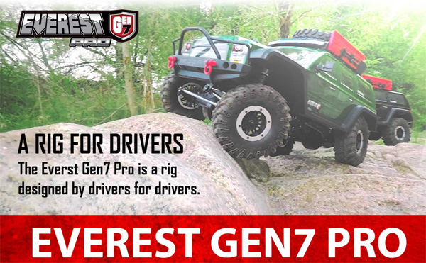 redcat racing everest gen7 pro 1/10 scale rc truck crawler
