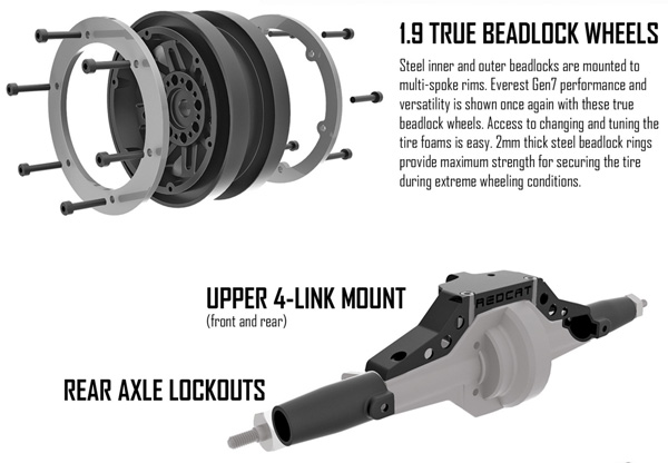 redcat racing everest gen7 pro 1/10 scale rc truck crawler
