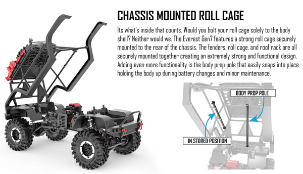 redcat racing everest gen7 pro 1/10 scale rc truck crawler