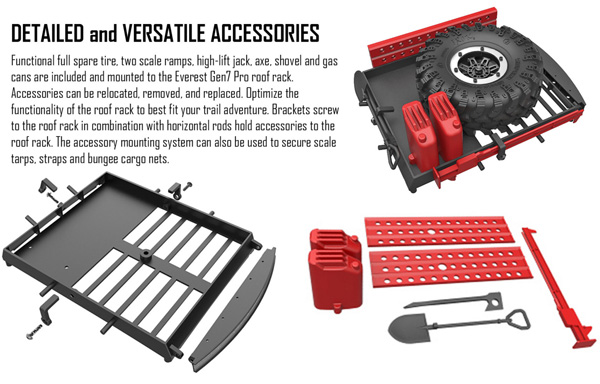 redcat racing everest gen7 pro 1/10 scale rc truck crawler