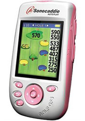Sonocaddie Auto Play Golf GPS - Pink