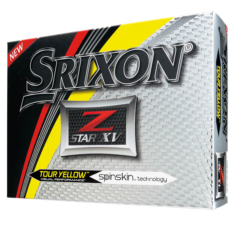 Srixon Z-Star XV Golf Balls (1 Dozen) - Yellow