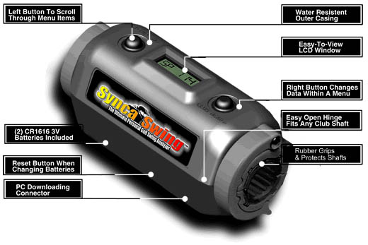  Synca-Swing Personal Golf Swing Analyzer 