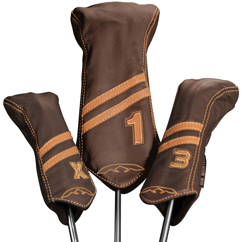 Brown Leather Head Covers