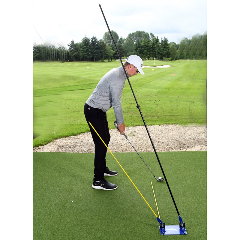 The Swing Plate Dual with Pro Training Bundle (w/ Alignment Sticks & Extension Pole)