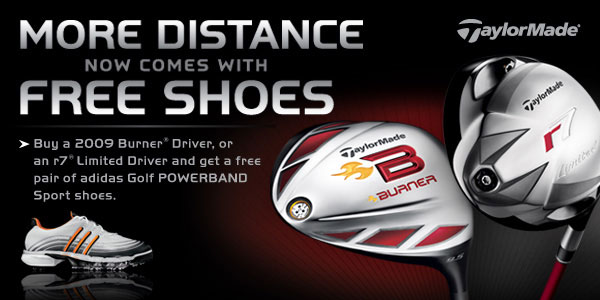 TaylorMade Shoe Promo